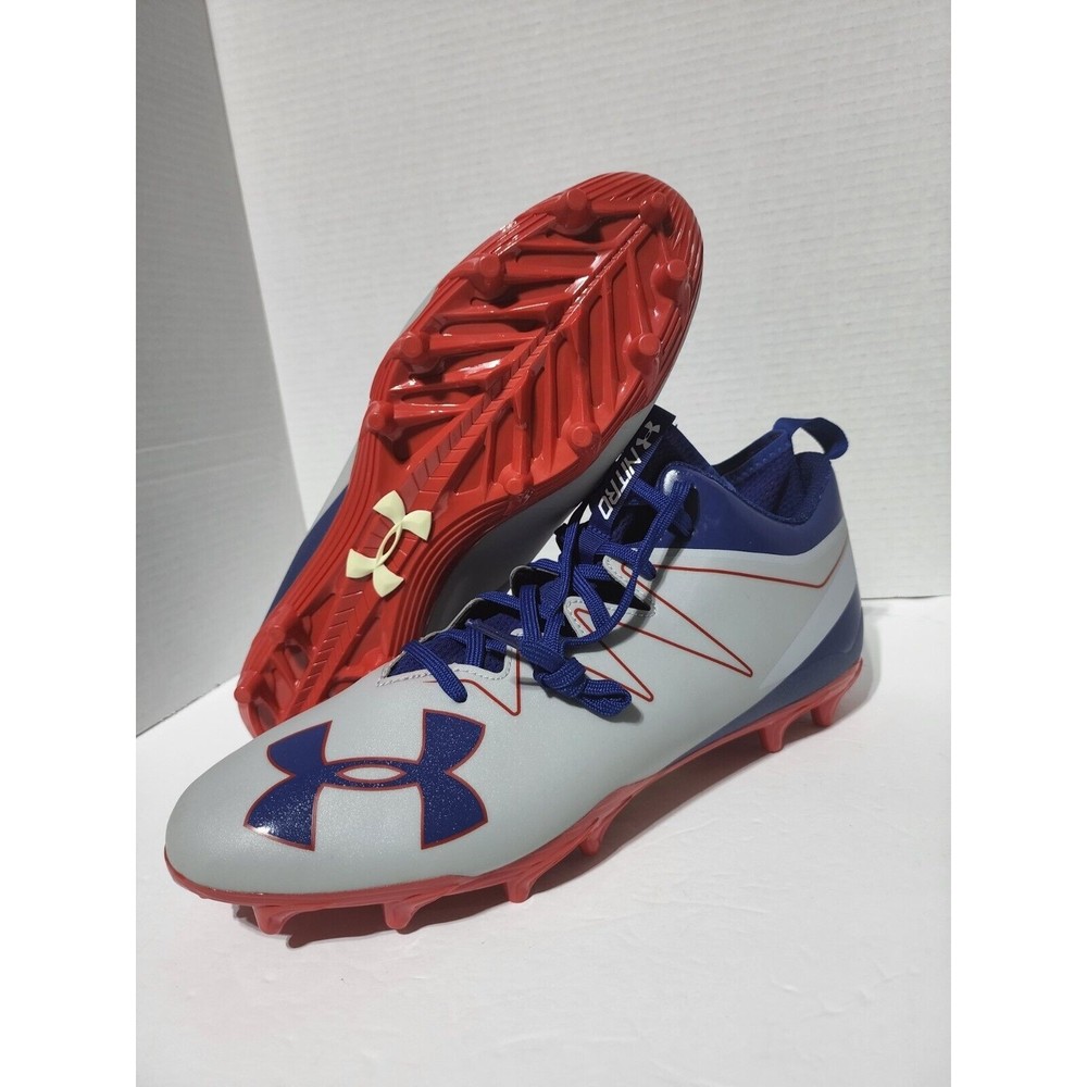 New UNDER ARMOUR UA TEAM  NITRO MID MC  Football Cleats 1290962-019 Size 12